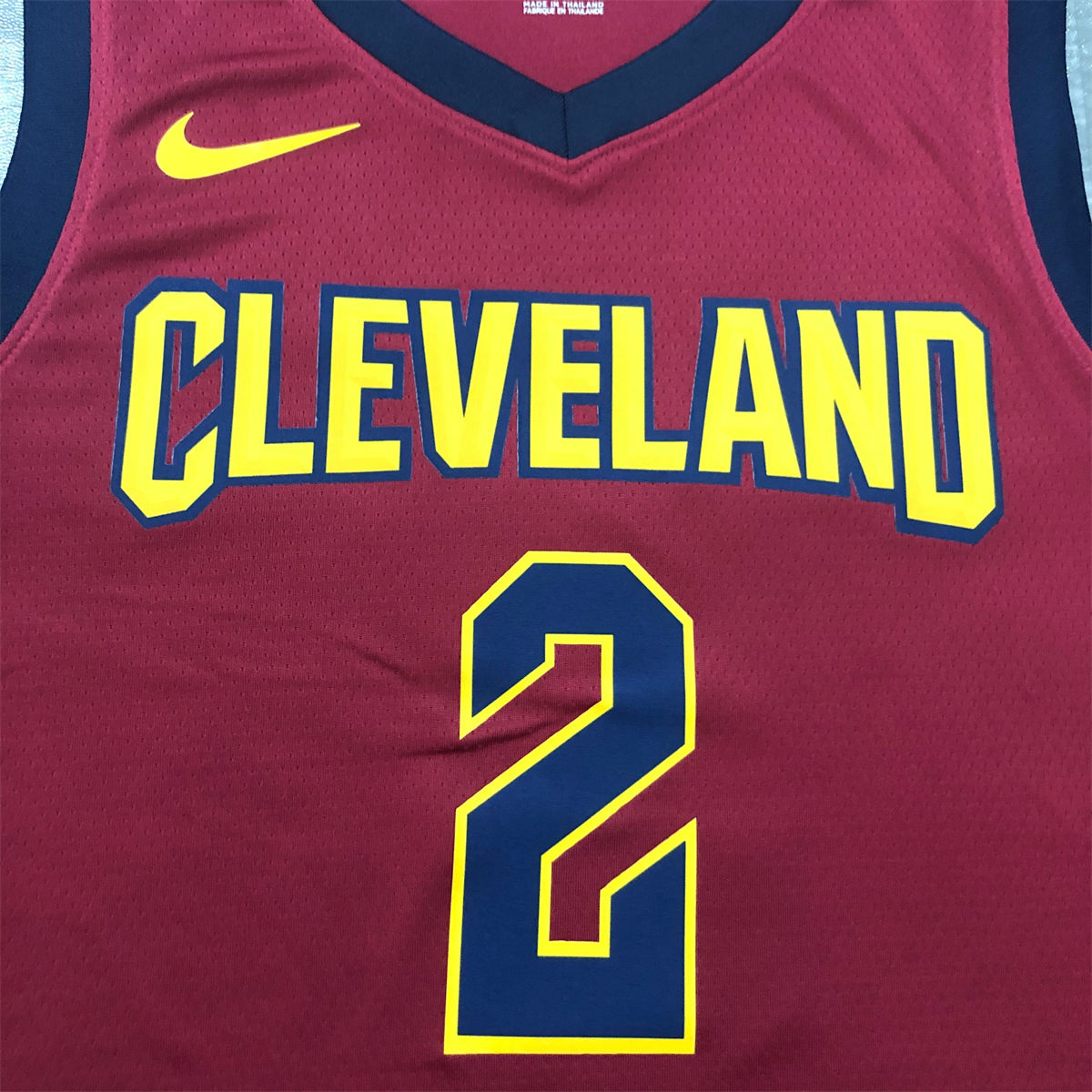 NBA Cleverland Cavaliers V-Neck Red jersey IRVING#2 S-XXL