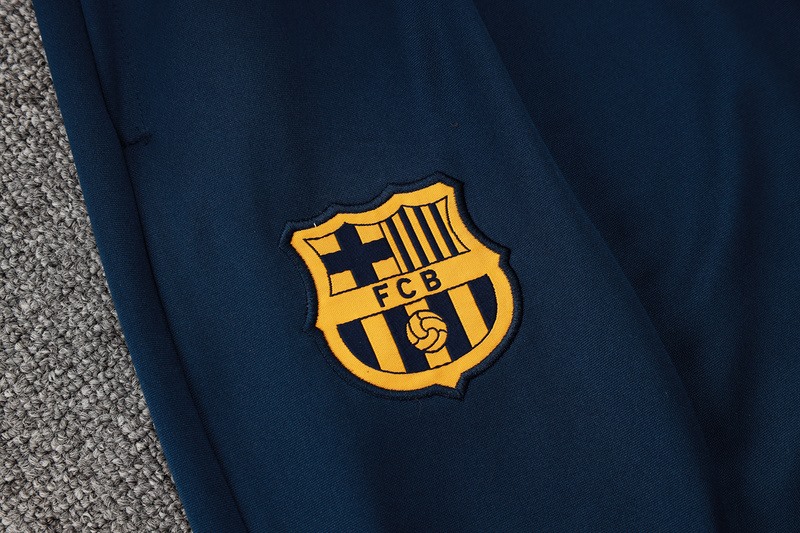24/25 Barcelona Red Yellow Long-sleeved half-pull training kit Football team kit