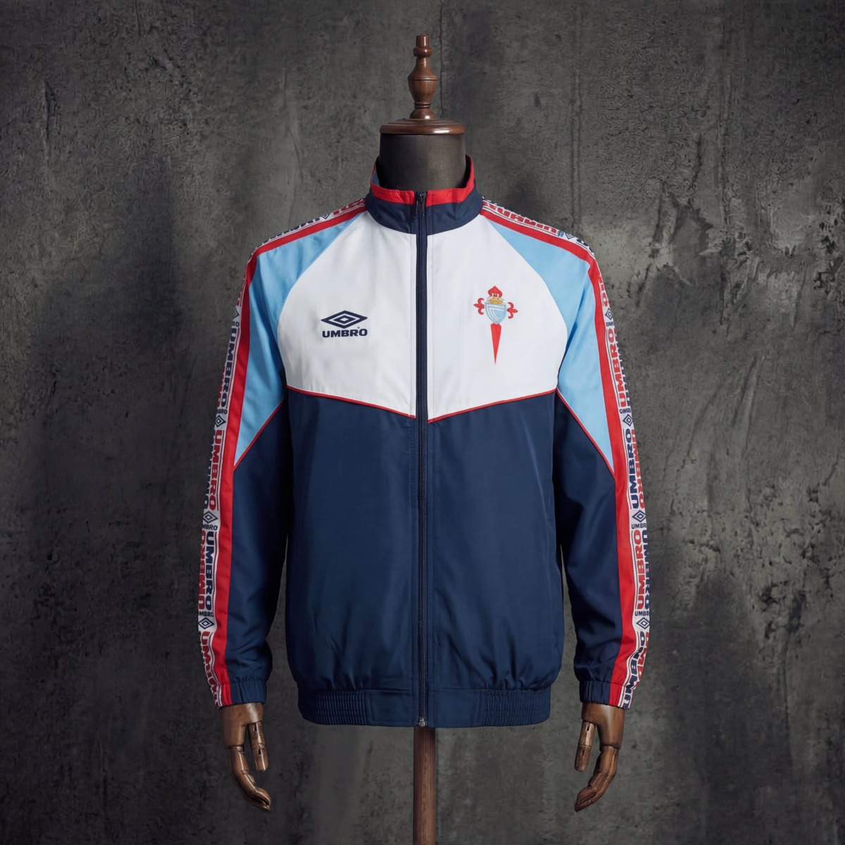 1998/99 Vintage Style Celta Vigo Jacket Windbreaker Sport Unifom