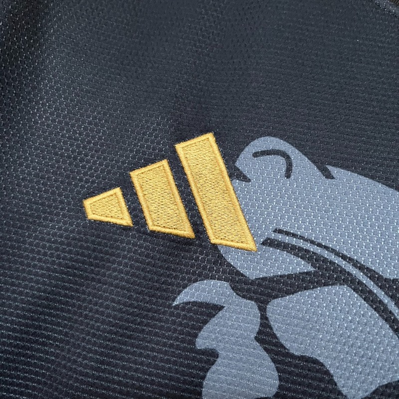2025/26 Aston Villa Black Jersey Fan Version