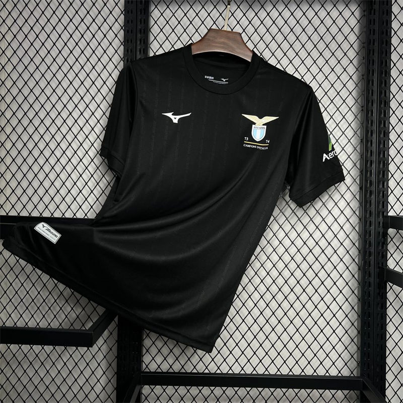 2024/25 Lazio 50th Anniversary Black Jersey Fan Version