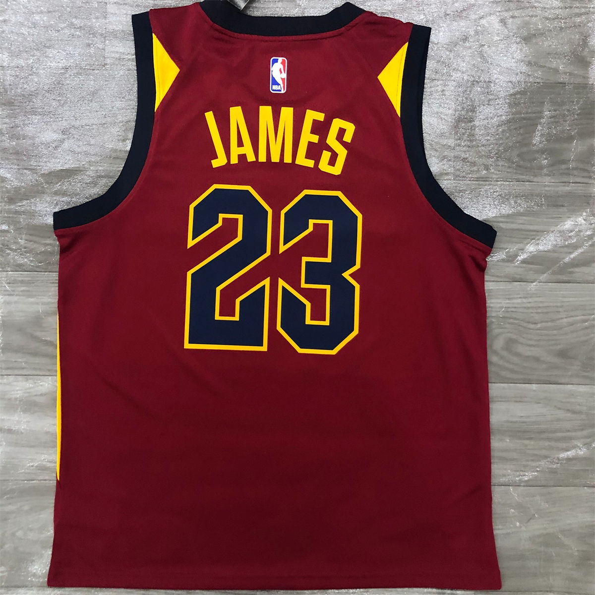 NBA Cleverland Cavaliers V-Neck Red jersey JAMES#23 S-XXL