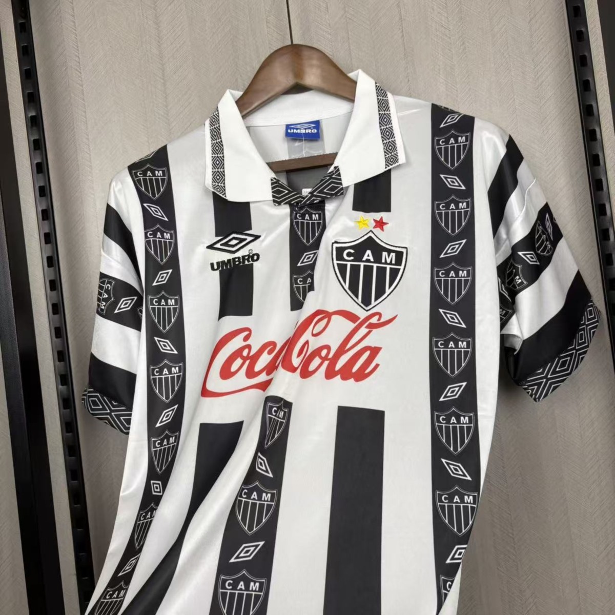 Retro 1995 Atletico Mineiro Home Jersey Fan Version