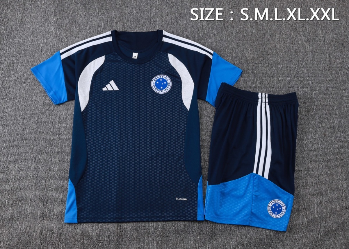 2026 Cruzeiro Royal blue Training Set Shirt and Shorts