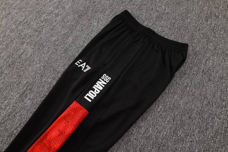 24/25 Naples Red Long-sleeved half-pull training kit Football team kit