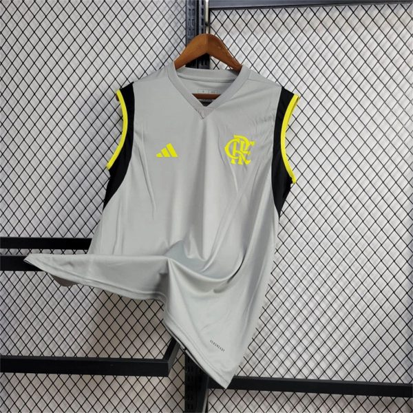 24/25 Flamengo Training Gray Vest  jersey Fan Version