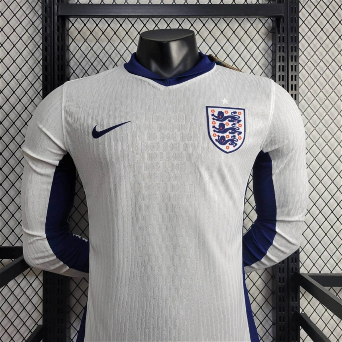 24/25 England Euro Home Long Sleeves Jersey Player Version