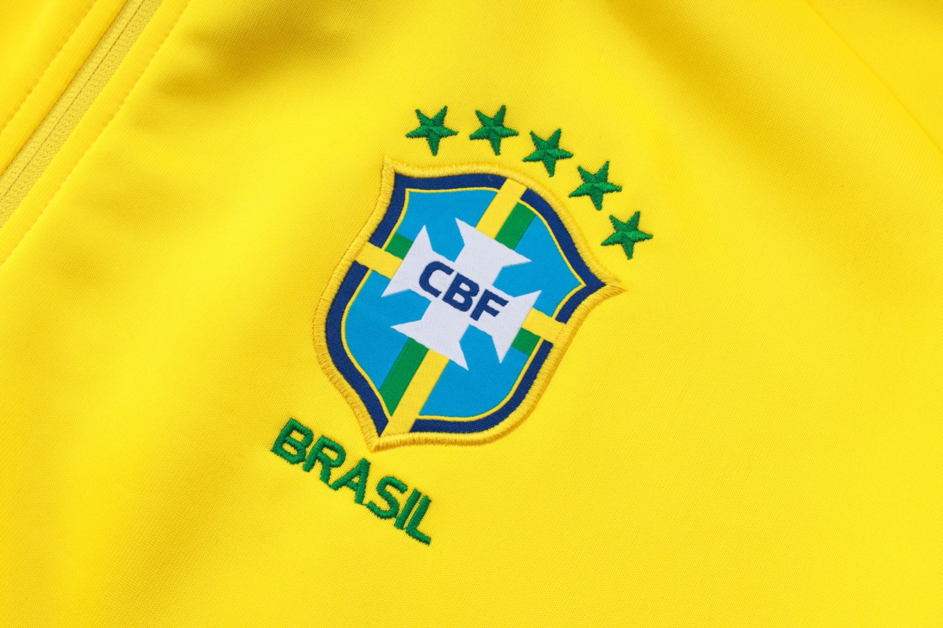 2026 Brazil Yellow Jacket Training Suit Set