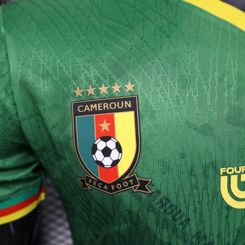 2025/26 Cameroon Home Green jersey Player Version
