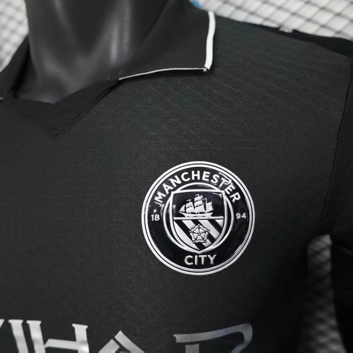2025/26 Manchester City Away Black jersey Player Version