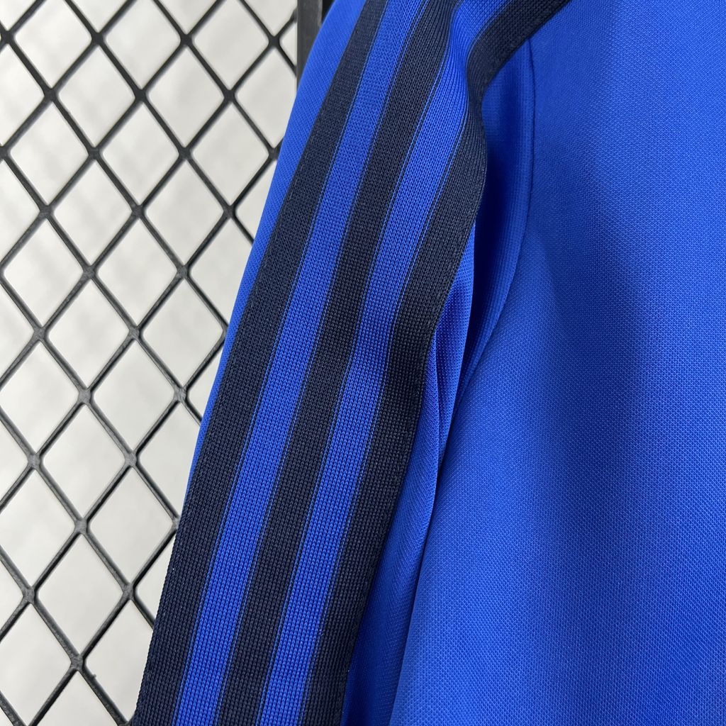 24/25 Manchester United Joint Edition Blue Long Sleeves jersey Fan Version