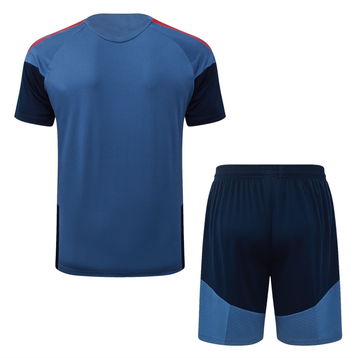 2026 Bayern Munich Mid Blue Training Set Shirt andShorts