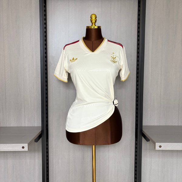 25/26 Women's Flamengo Second Away Beige Jersey Fan Version