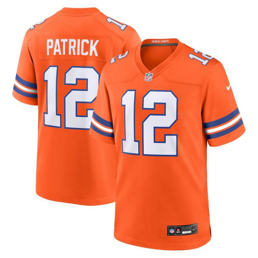 NFL Denver Broncos Jeysey PATRICK #12