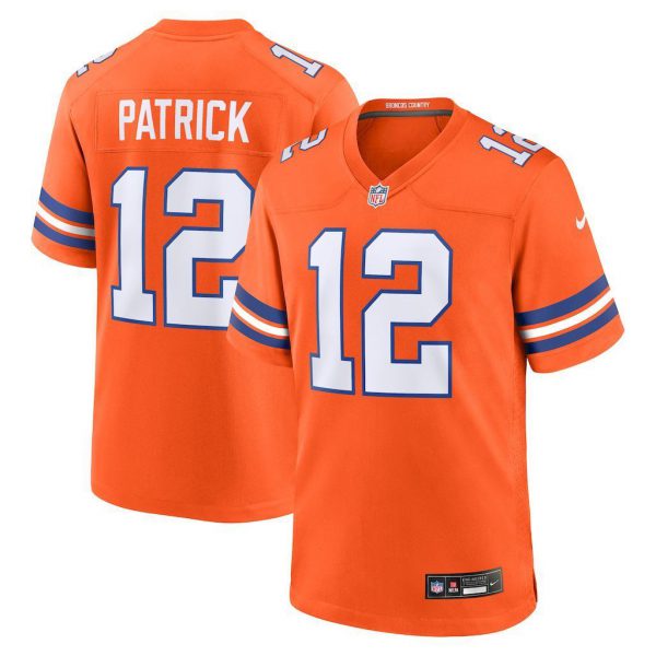NFL Denver Broncos Jeysey PATRICK #12