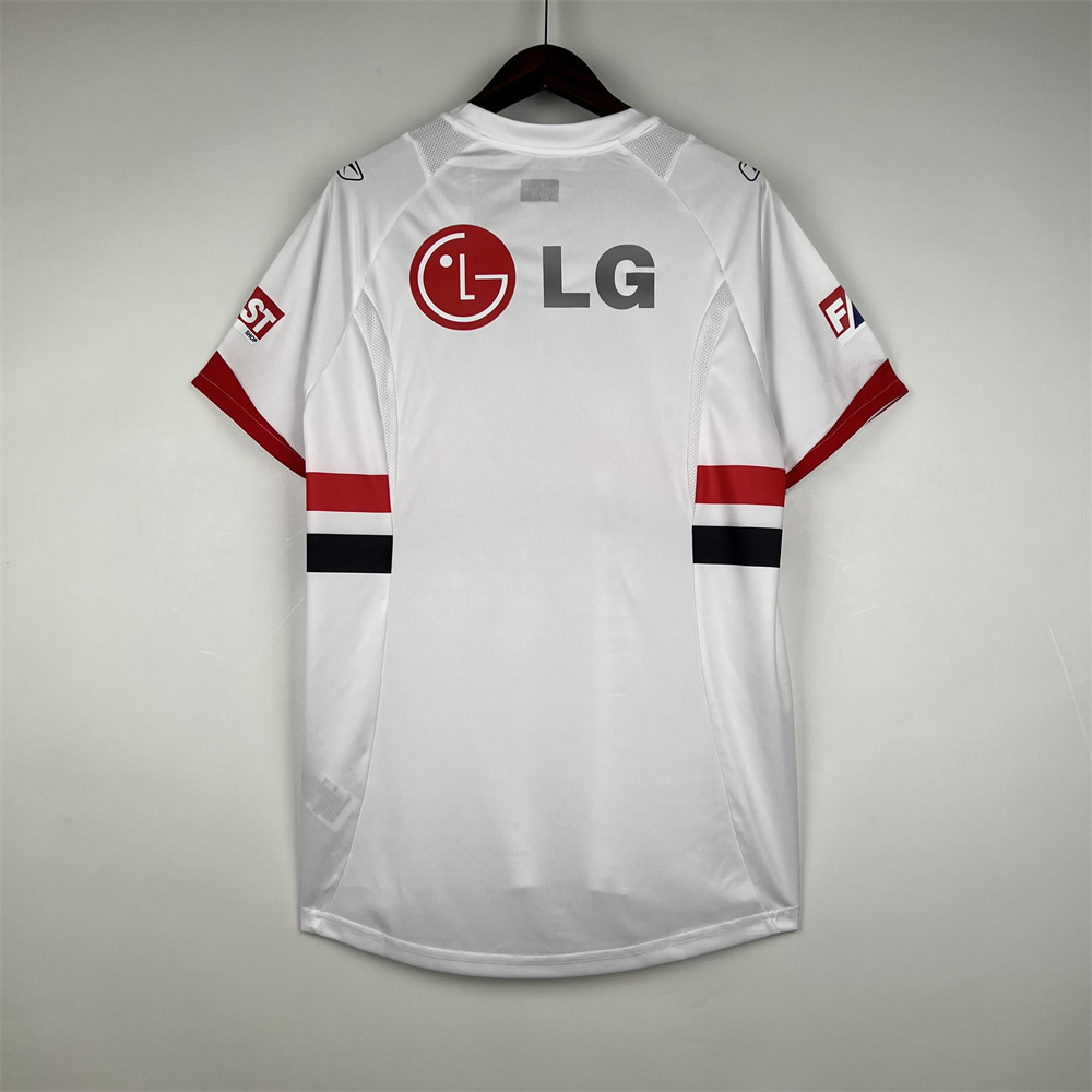 Retro 2007/08 sao paulo home jersey Fan Version