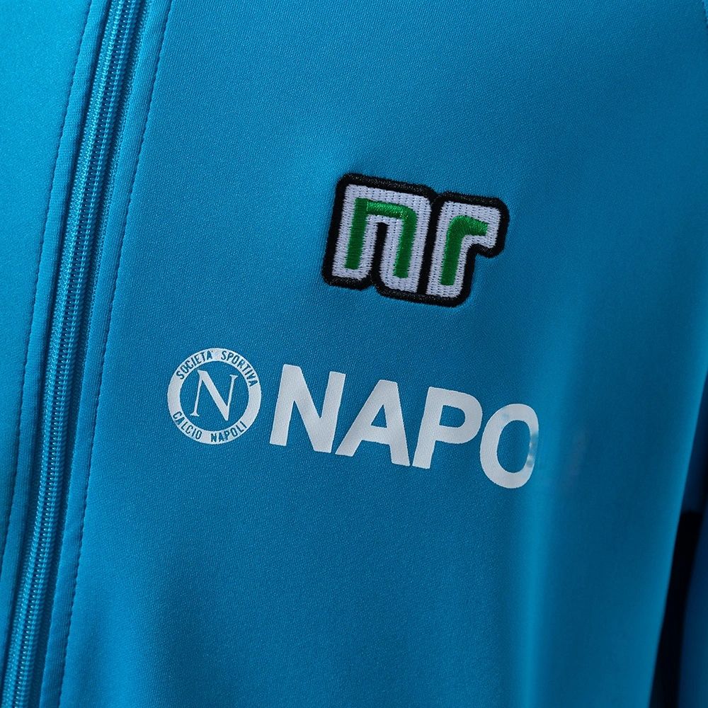 1987/88 Napoli Blue Training Suit Football Team Shirt Sports Fashion