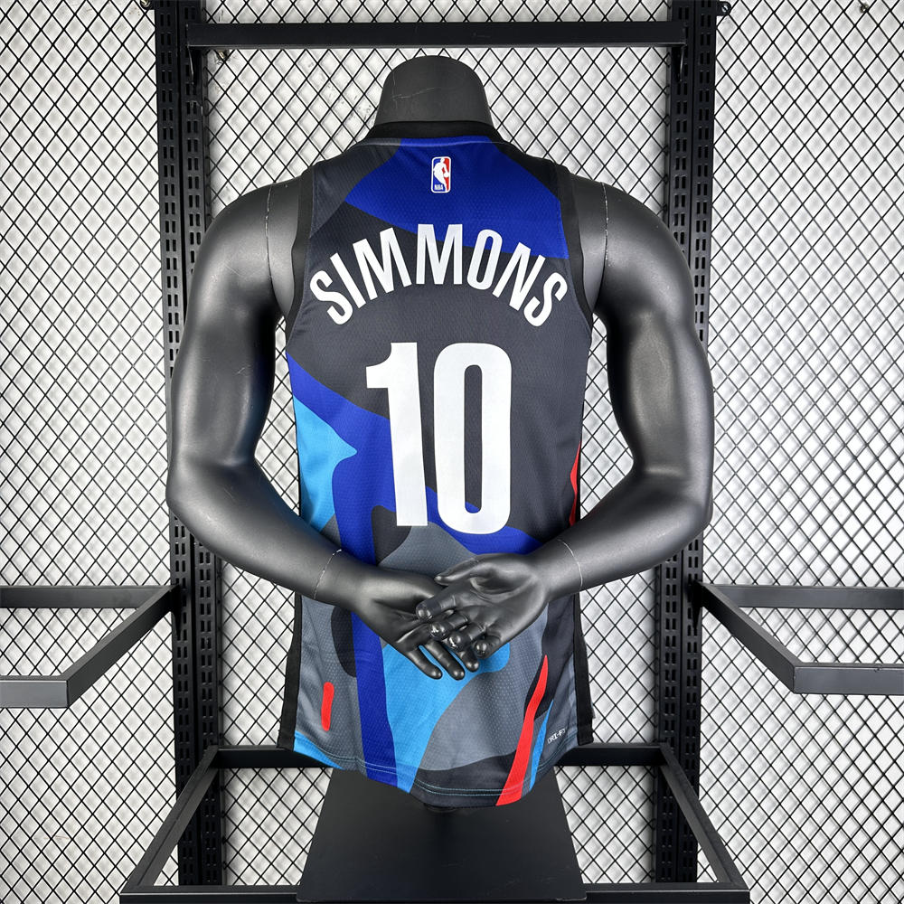 NBA Brooklyn Nets SIMMONS#10 2023/24 City Edition Swingman Jersey S--XXL