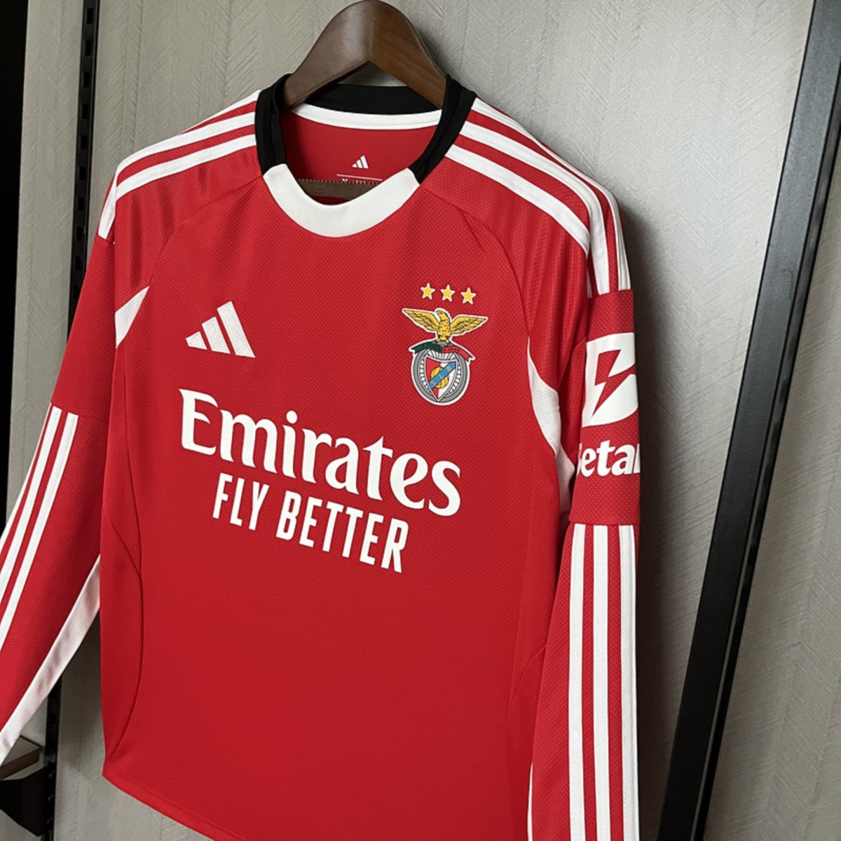 2025/26 Benfica Home Long Sleeve jersey Fan Version