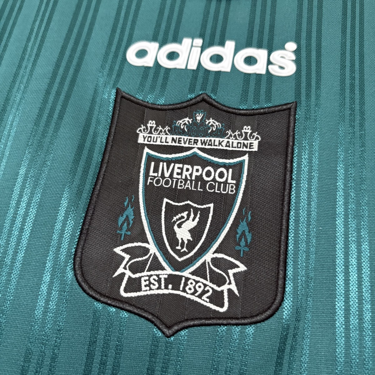 Retro Liverpool 1995/96 Special Edition Green jersey Fan Version