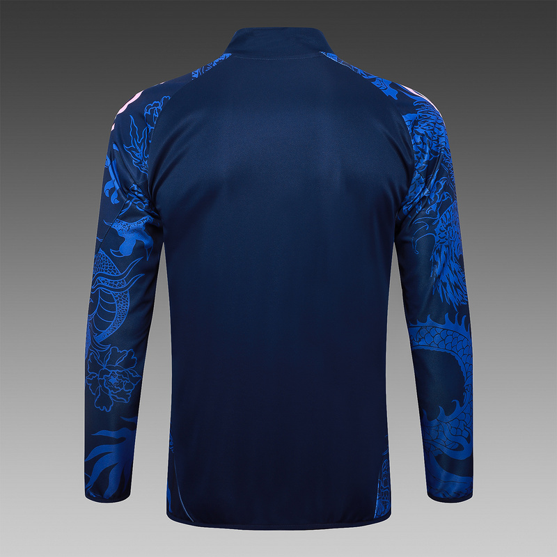2024/25 Real Madrid Royal blue Jacket Training Suit Set Football Team Shirt Sports Fashion
