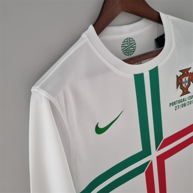Retro Portugal 2012 away Long Sleeve jersey Fan Version