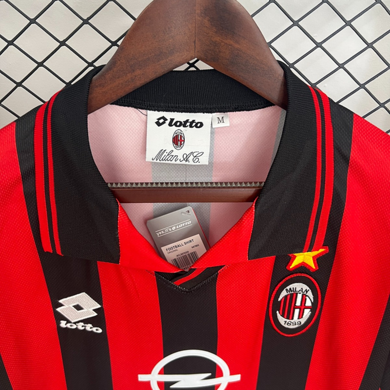 Retro AC Milan 97/98 Home jersey Fan Version