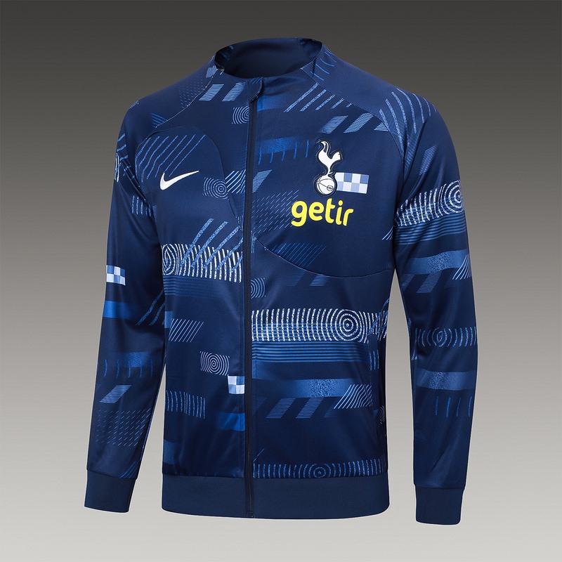 2024 Tottenham Hotspurs Royal Blue Jacket Training Suit Set Football Team Shirt Sports Fashion