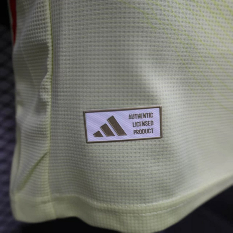 2025/26 Arsenal Yellow goalkeeper jersey Player Version