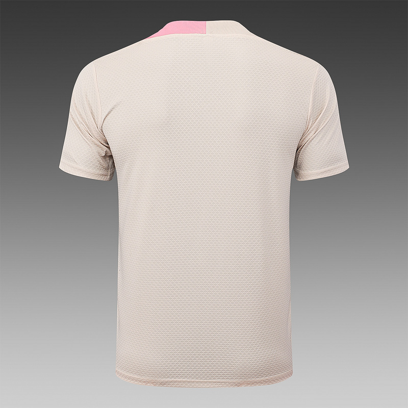 2025/26 Barcelona beige Training Set Shirt and Shorts