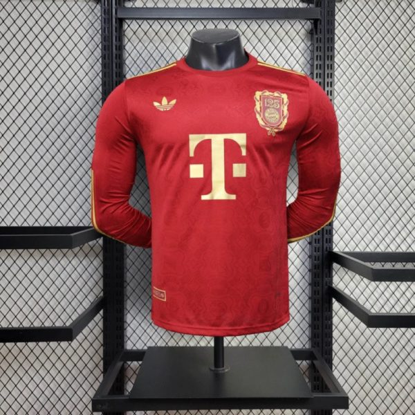 25/26 Bayern Munich 125th Anniversary Edition jersey Long Sleeve Jersey Player Version