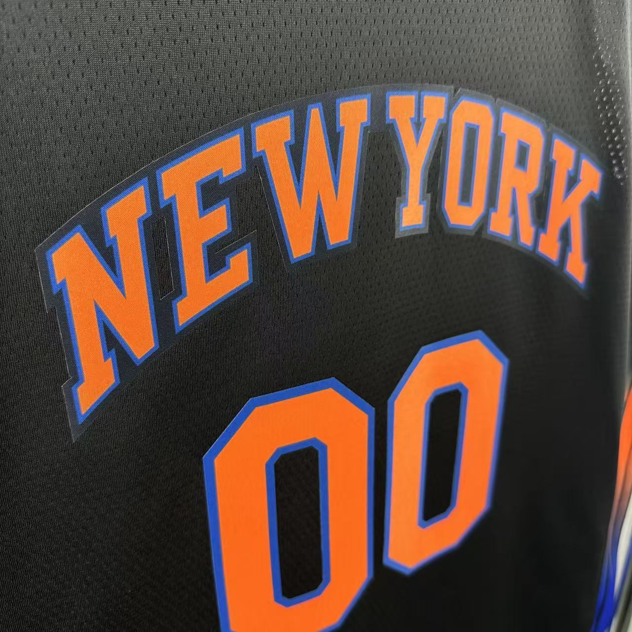 NBA 2026 New York Knicks Black  jersey CLARKSON#00