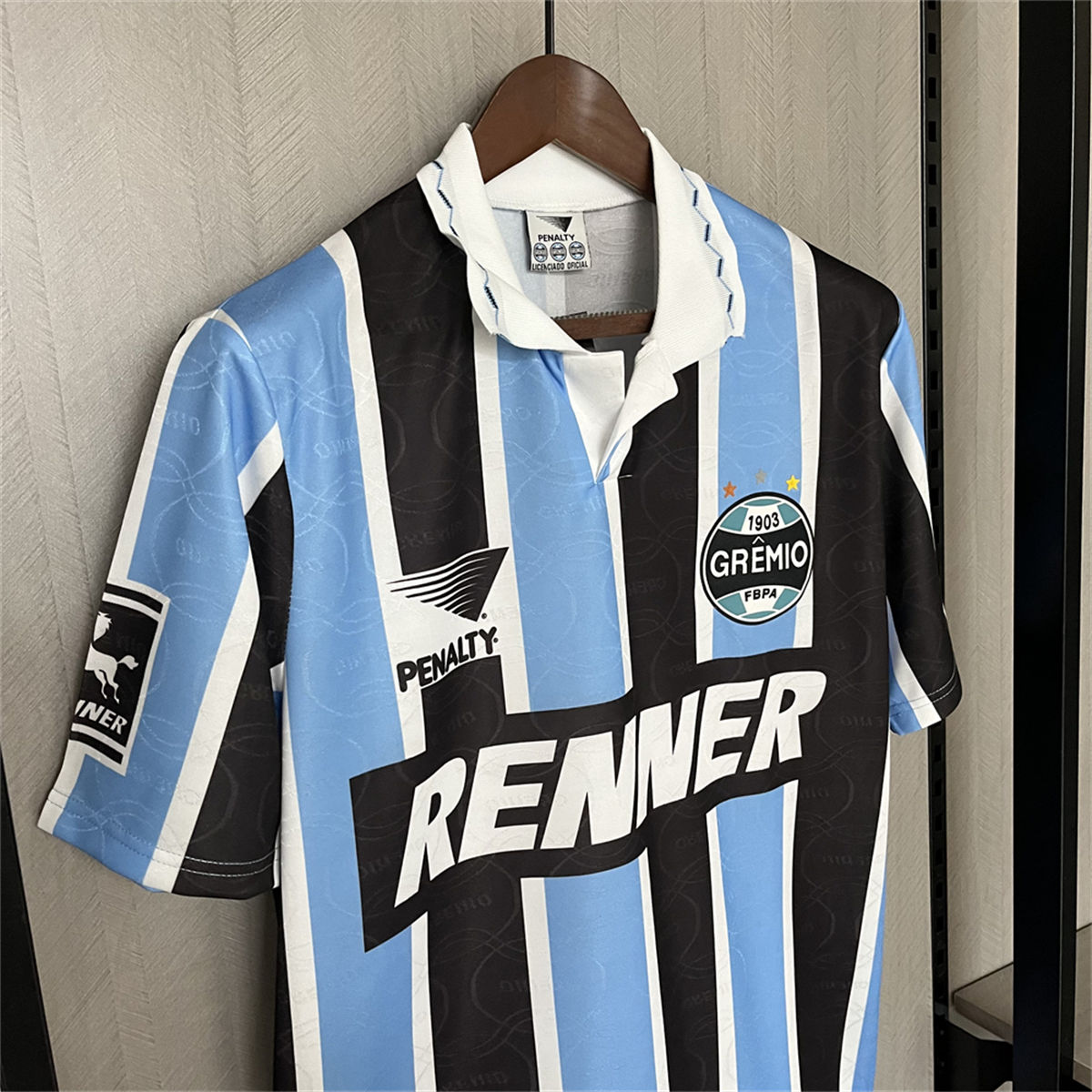 Retro 1995/96 Gremio Home jersey Fan Version