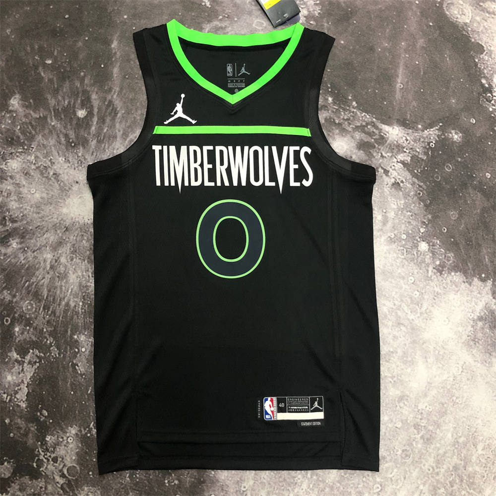NBA Minnesota Timberwolves V-Neck JORDAN Edition Black Jersey S-XXL