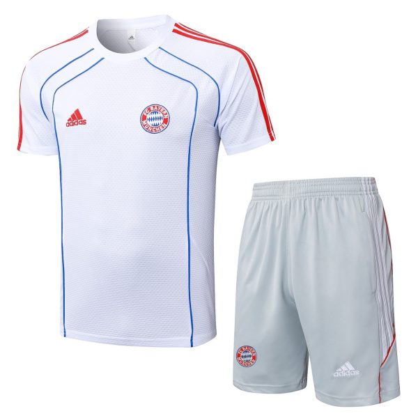 2026 Bayern Munich White Training Set Shirt and Shorts