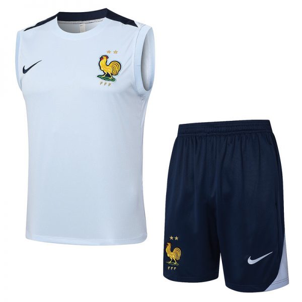 24/25 France Sky Blue Training Set Shirt and Shorts