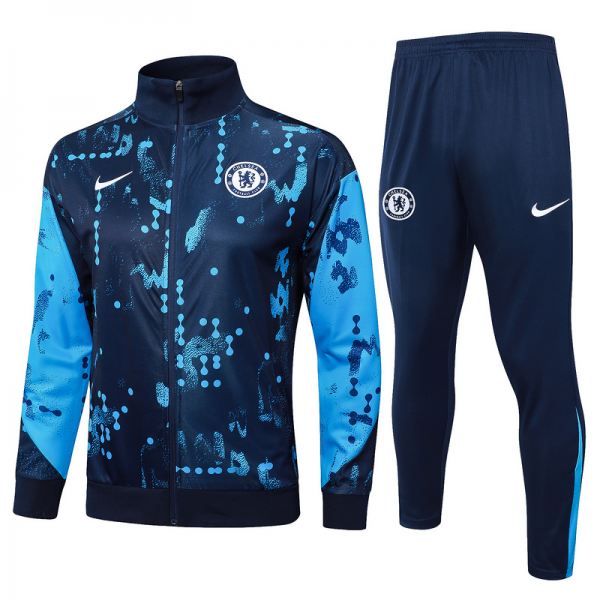 2024/25 Chelsea Royal blue Jacket Training Suit Set Football Team Shirt Sports Fashion