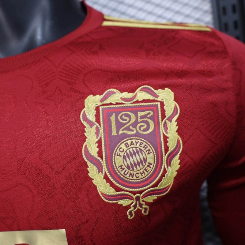 25/26 Bayern Munich 125th Anniversary Edition jersey Long Sleeve Jersey Player Version
