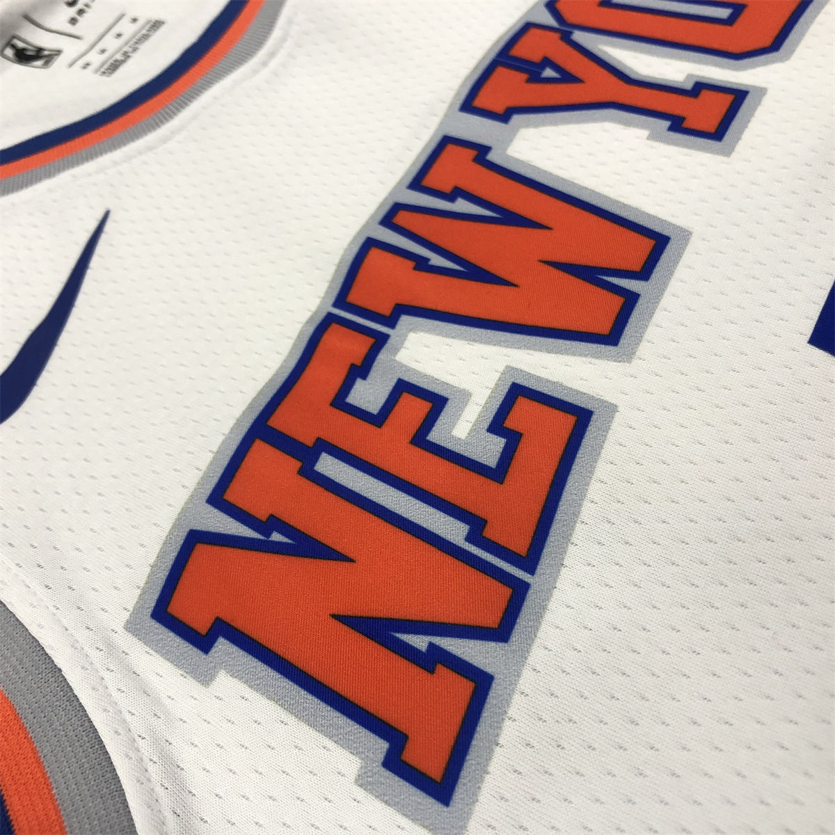 NBA New York Knicks Round Neck White jersey LIN#17 S-XXL