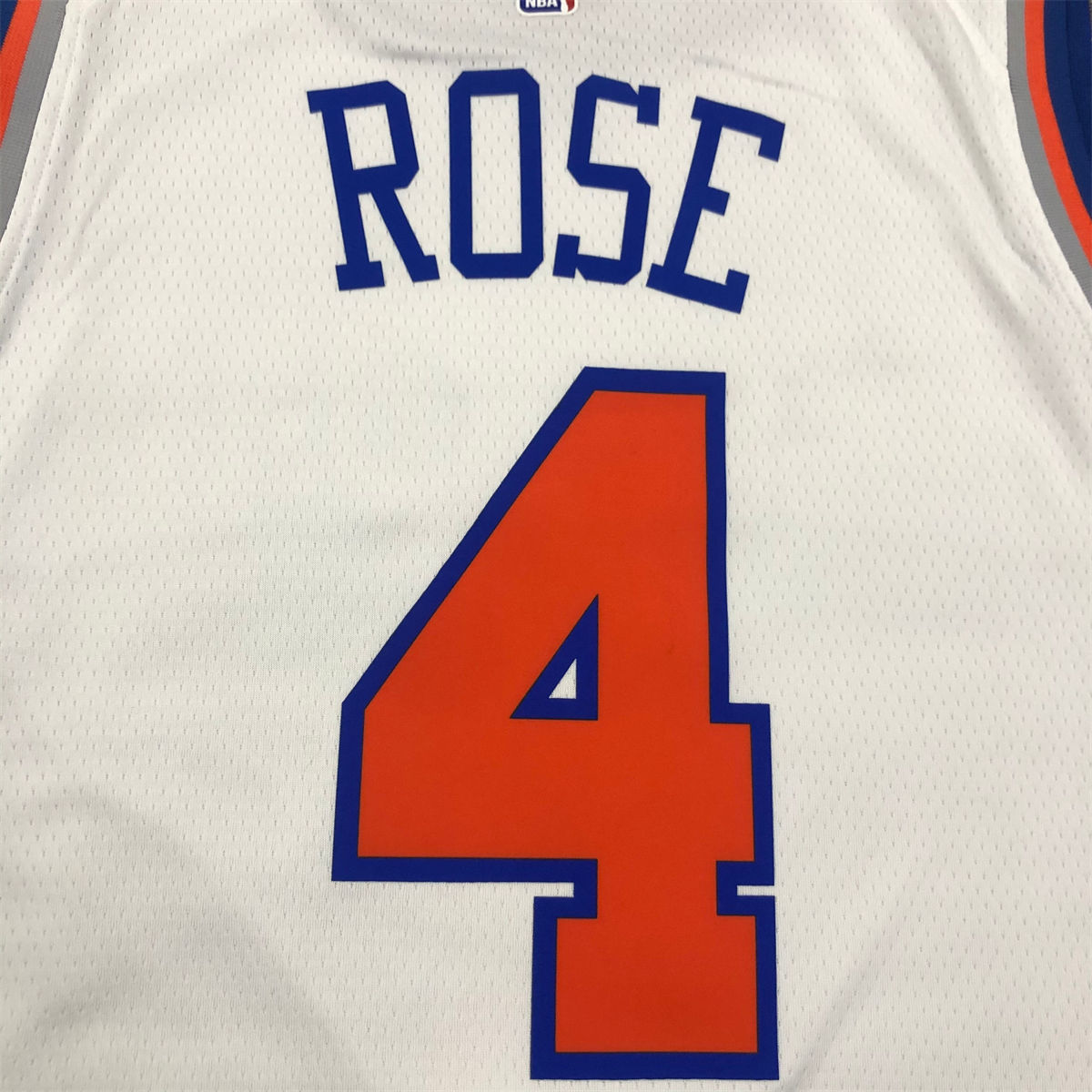 NBA New York Knicks Round Neck White jersey ROSE#4 S-XXL