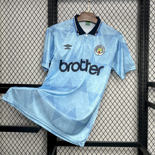 Retro Manchester City 89/91 Home jersey Fan Version