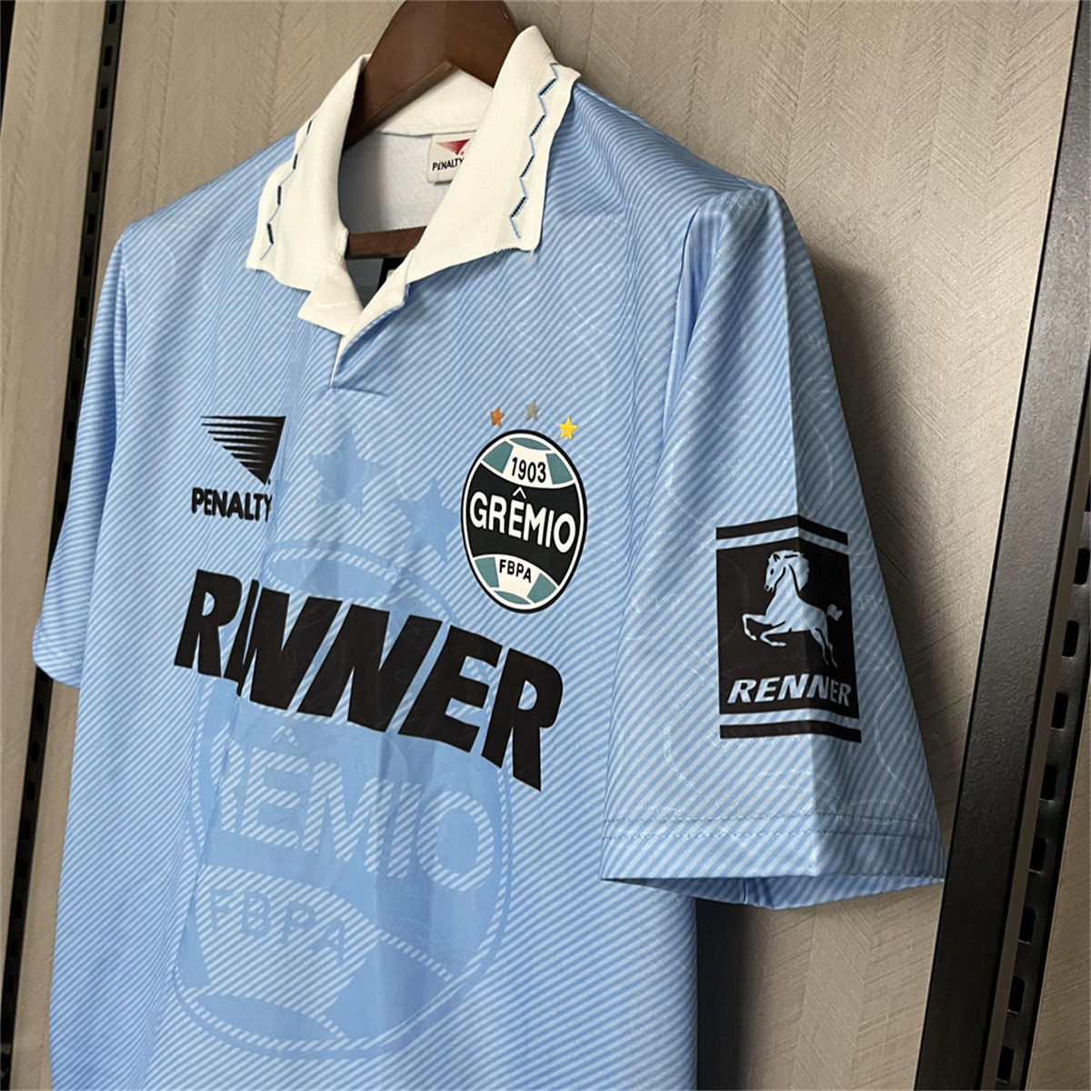 Retro 1995/96 Gremio Second Away jersey Fan Version