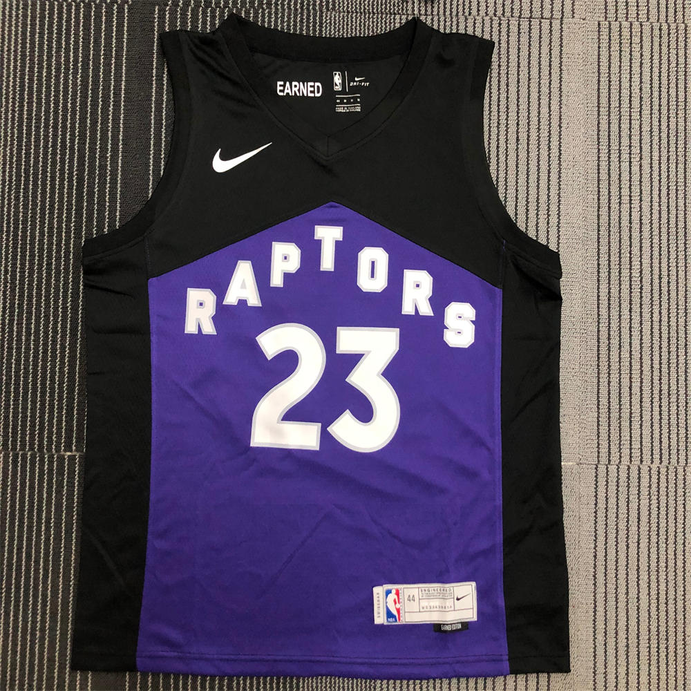 NBA Toronto Raptors V-Neck Purple jersey LOWRY#7 S-XXL