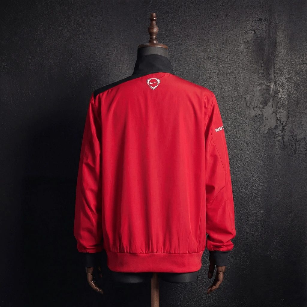 2007/08 Vintage Style Manchester United Red Windbreaker Sport Unifom