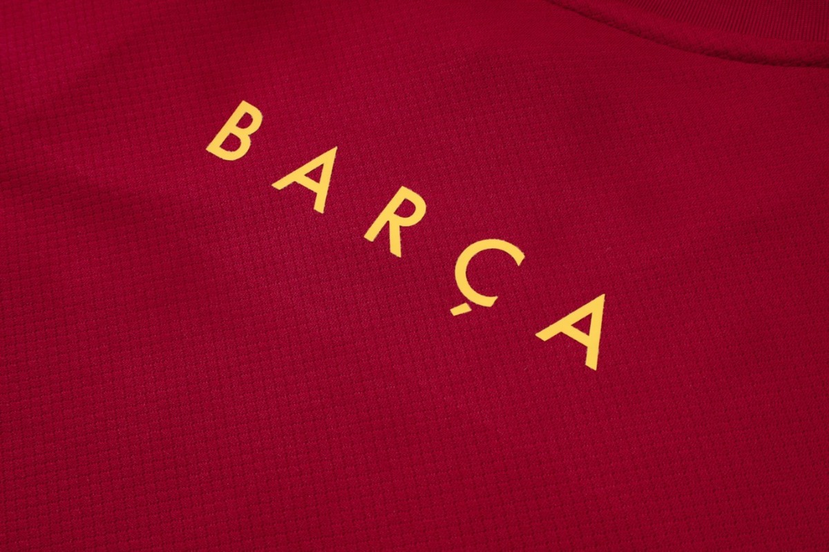 2026 Barcelona Maroon Training Set Shirt and Shorts