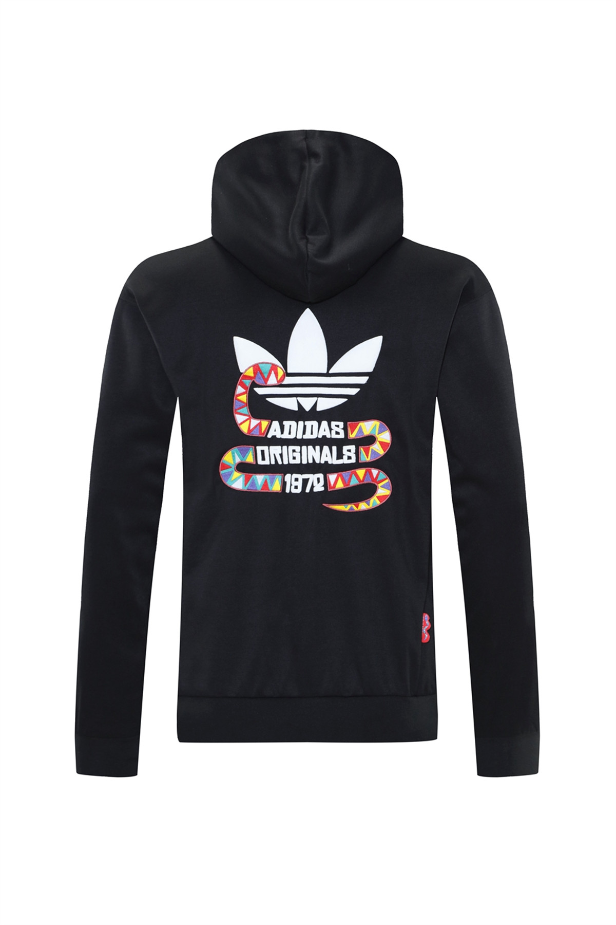 2025 Adidas Black Hoodie Jacket Kit Set Football Team Shirt Sports Fashion