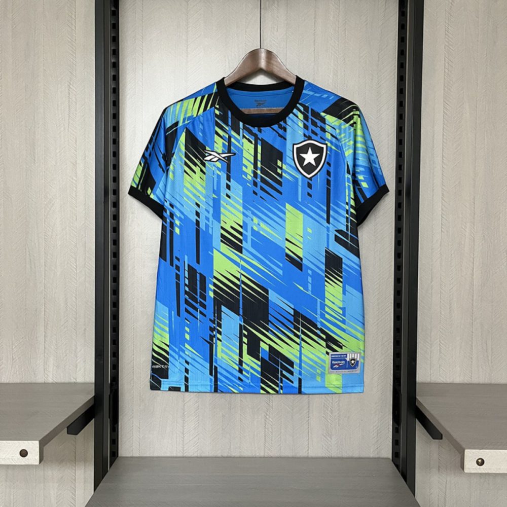 Botafogo 2025/26 Goalkeeper Blue Jersey Fan Version