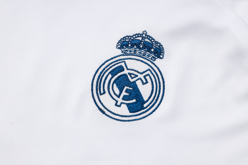 24/25 Real Madrid White Training Set Shirt and Shorts