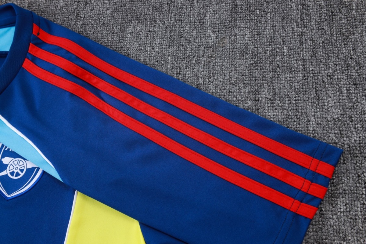 2026 Arsenal Colorful Blue Training Set Shirt and Shorts