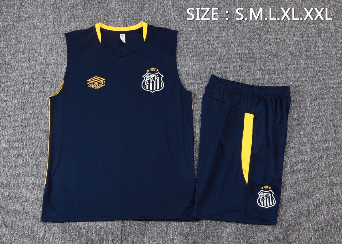 2026 Santos Cyan Training Set Shirt and Shorts